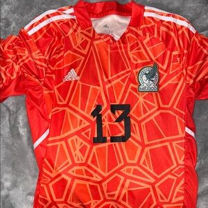 Adidas Mexico Red Soccer Jersey